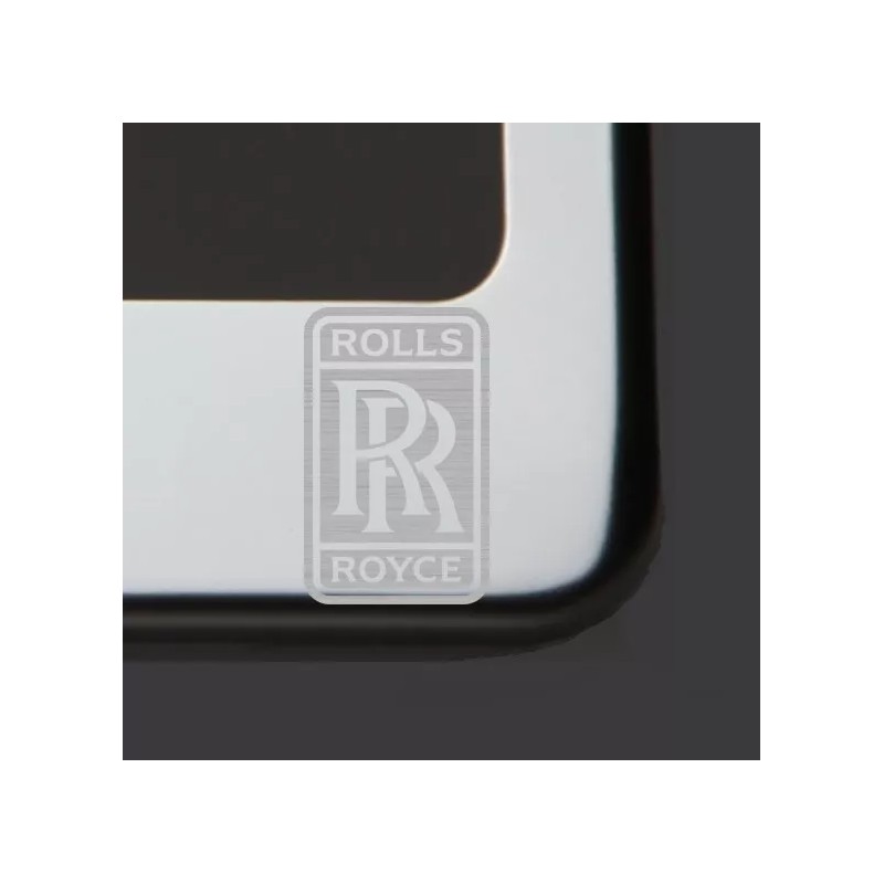 KA T304 Chrome Polished Rolls Royce Laser Etched Engraved License
