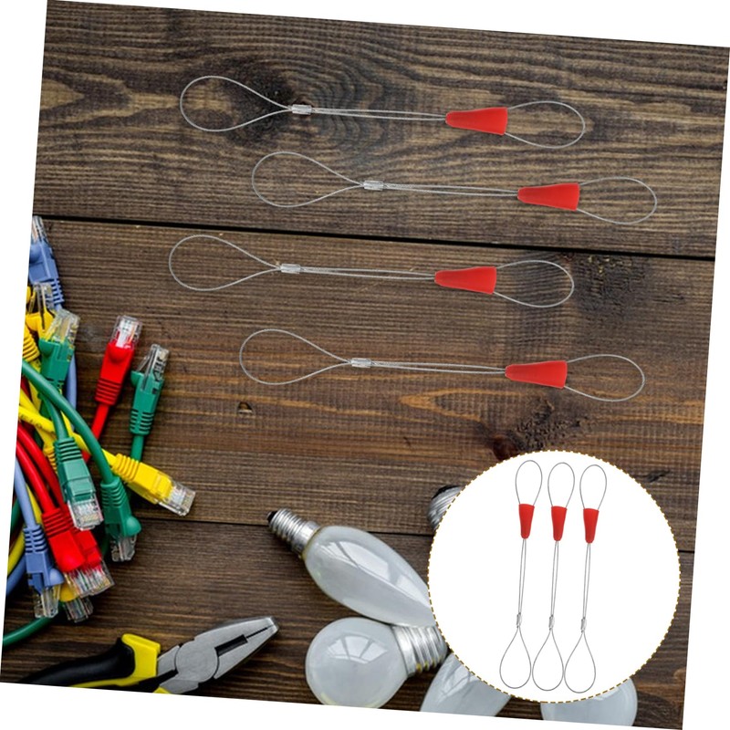 Gatuida 5pcs Cable Traction Puller and Fish Tape Fastener Tool