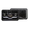 zoomto 2PCS 4x6 LED Headlights with Red Evil Eye Rectangular