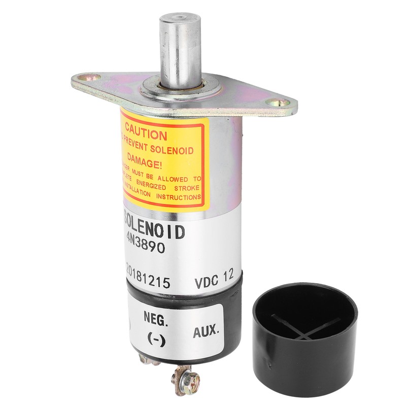 Fuel Shut Off Solenoid Valve DC12V Excavator Stop Oil Electric