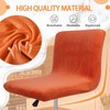 SONNACH Bar Stool Covers, Velvet Barstool Slipcovers with Back, Slipcovers