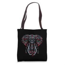Elephant Mandala Animal Lover Gift Idea Graphic Tote Bag