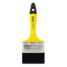 ByP BBU30 Brocha Cerda Natural, 3 inches,Negro/Amarillo, 1 Pieza