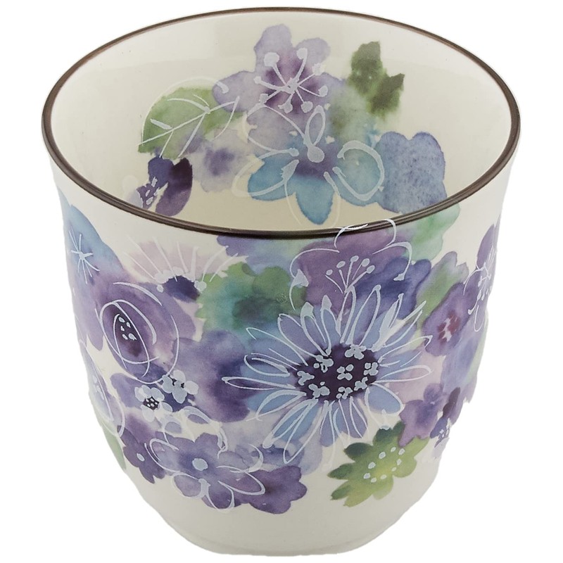 Flower workshop Rice Bowl Tea Bowl Blue (天宝 Chopsticks with)