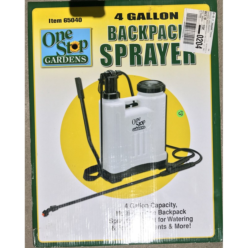 4 Gallon Backpack Sprayer with 4 Nozzles