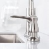 Gagalife Kitchen Sink Soap Dispenser - Brushed Nickel Built in