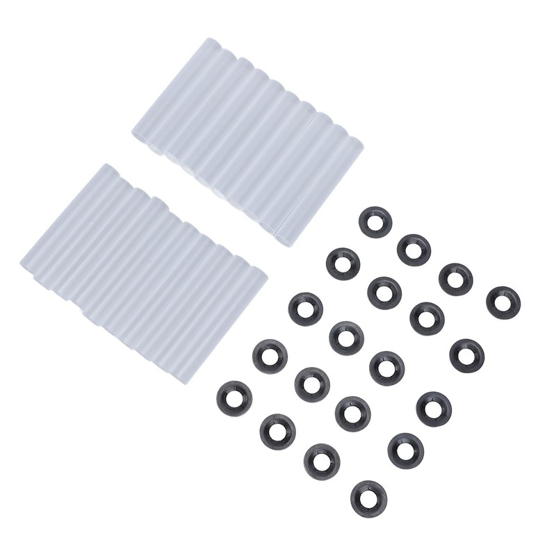 Garage Door Hinge Quiet Roller Sleeves 20Sets, 11mm ID 80mm