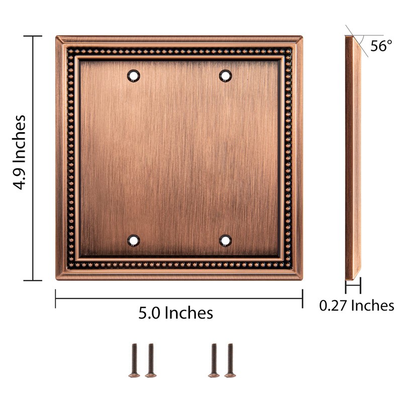 Henne Bery Sunken Pearls Heavy Duty Decorative Wall Plate Switch