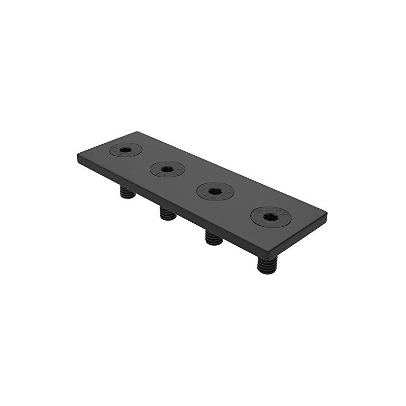 ZEKOO Sliding Barn Door Hardware Track Connector Plate Joining Plate