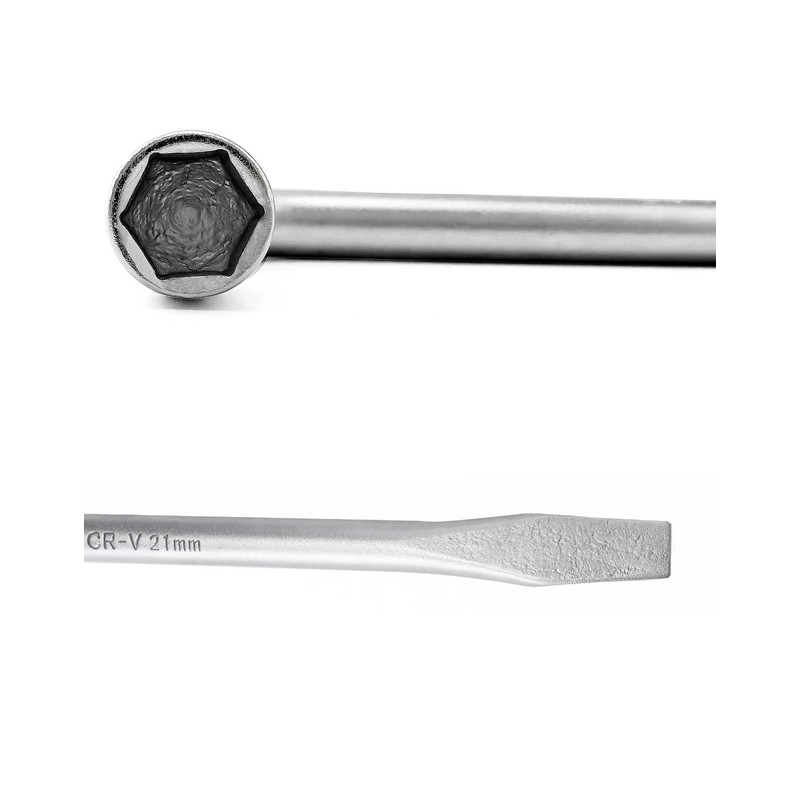 QWORK Car Spare Tire Lug Wrench for Jack, 13/16" High