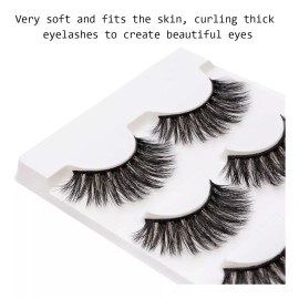 Dysilk 5 Pares De Pestañas Postizas Vista 3d Mullidas Pestañ