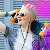 Maxell 199730 Bass 13 Heavy-Bass in-Ear Earbuds with Microphone (Purple)