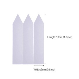 KINGLAKE 100 Pcs 4 Inch Plastic Plant Nursery Garden Labels Pot Marker Garden Stake Tags White