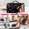 Hanging Roll Up Cosmetic Bag, Foldable Makeup Bag for Women,