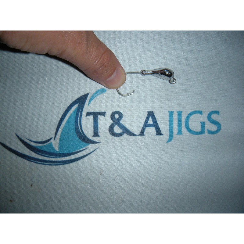 T&A JIGS 25 1/8 oz Jigs Saltwater Circle Hooks Jig