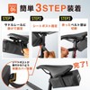 Geartle Saddlebag, Small, Compact, Fits Often, Mini, Waterproof, Bicycle, Road