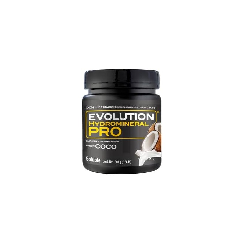 EVOLUTION, Electrolitos, Bebida Hidratante en Polvo, Hydromineral Pro, 5 Electrolitos,