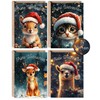 HIDEBLOOM I Christmas Cards with Envelopes Set Animals I Pack
