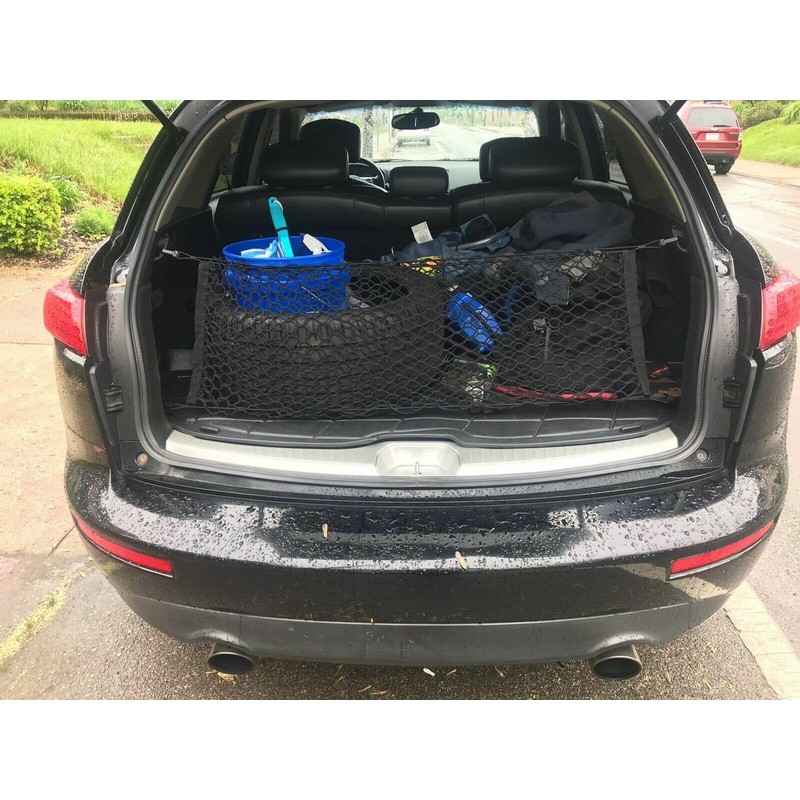 EACCESSORIES EA Trunk Organizer Cargo Net for Infiniti FX35 FX37