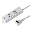Sanwa Supply TAP-K2L-3 Construction Property Tap, 3 Ps, 2 Openings,