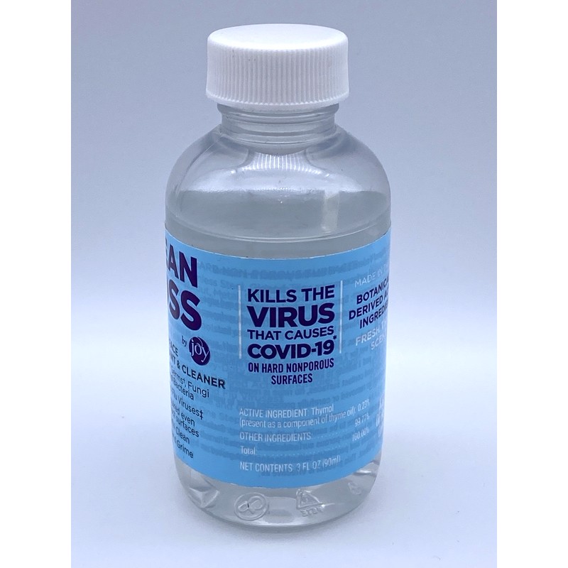Clean Boss by Joy Multi-Surface Disinfectant & Cleaner Mini Bottle