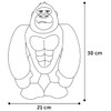 Flamingo Plush Gorilla 30 cm with Squeaker