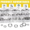 Mardatt 105Pcs M6 M8 M10 M12 M14 Push On Lock
