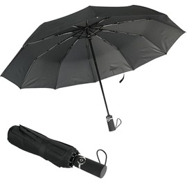 Unibos | Folding Umbrella, Durable Compact Strong Windproof Automatic Umbrellas, Lightweight, Portable Travel Golf Umbrella For Rain, Fits in Backpack & Purse