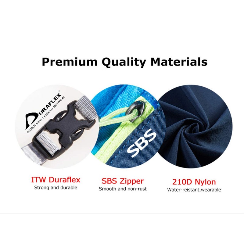 AONIJIE Unisex 5.5L Running Race Hydration Vest Hydration Pack Backpack