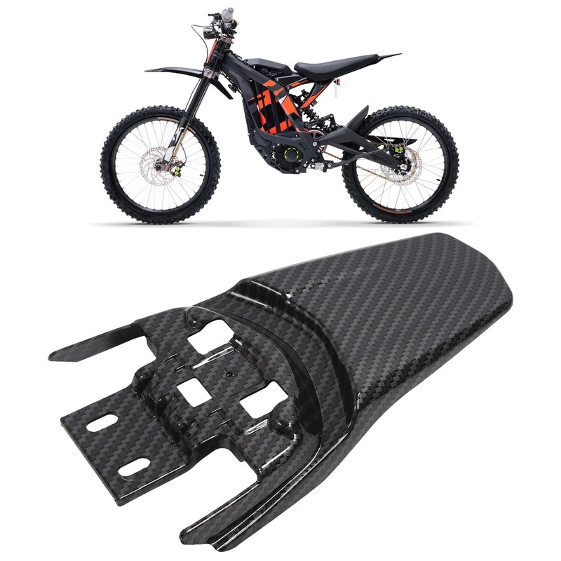 Motorcycle Rear Mudguard Protective Sturdy Carbon Fiber Pattern Rear Mudguard