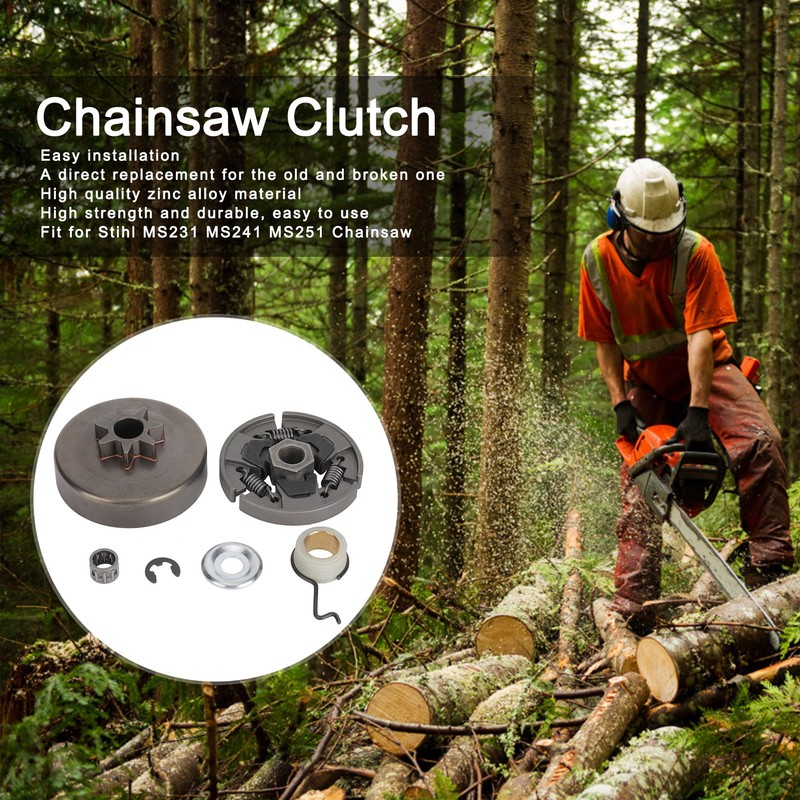 Chainsaw Accessories Clutch Sprocket Drum Kit Parts Fit for Stihl