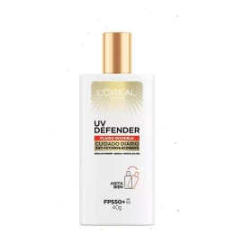 L'Oréal Paris Crema Facial Fluido Invisible Uv Defender Fps50+ Sin Color