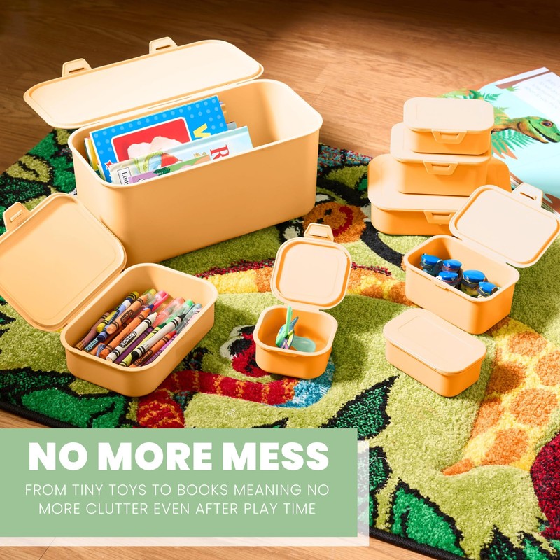 Bravich Storage Containers With Lids - Set Of 8. Multi
