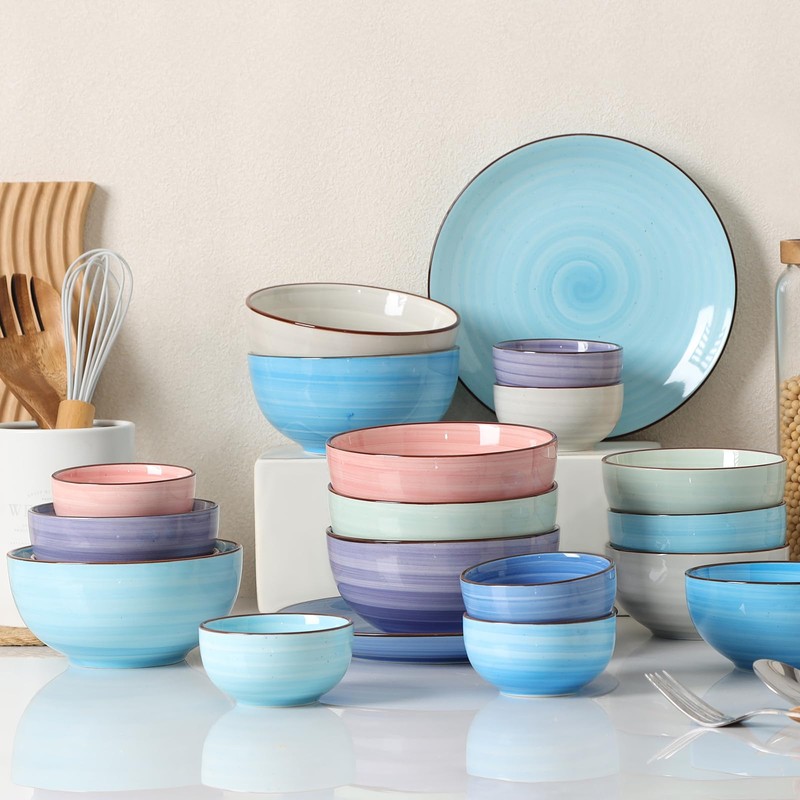 Selamica Ceramic Small Bowls, 4 OZ Dipping Bowls, 3.5 Inch