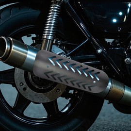 Exhaust Pipe Heat Shield | Anti-Scald Motorcycle Pipe Cover | For Urban Commuting Touring Modification Motocross Protection