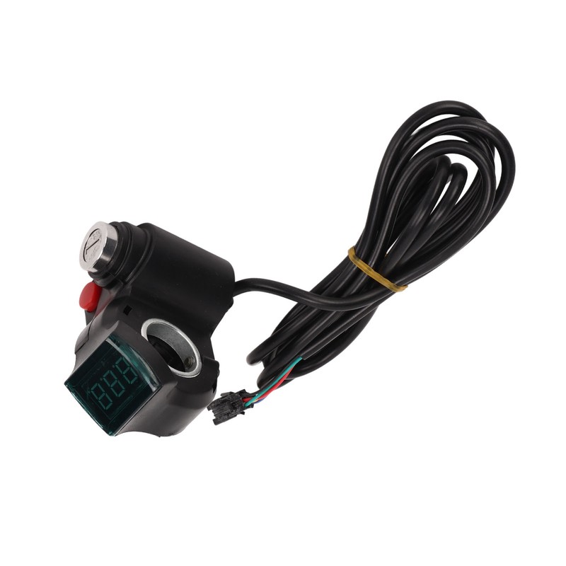 Electric Bike Twist Throttle ABS with Green Screen Lock Keys