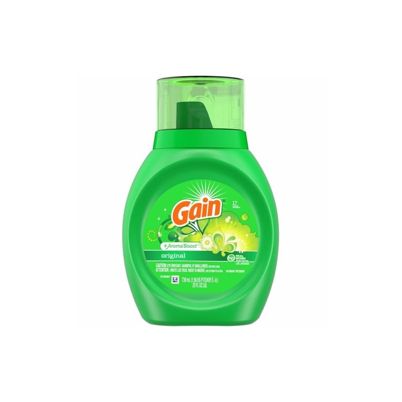 GAIN Liquid Laundry Detergent Original 16 Loads 25 Fl Oz,