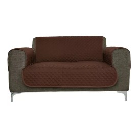 Elefantito Protector De Sillon Love Seat Cafe Beige Lyon Dos Vistas
