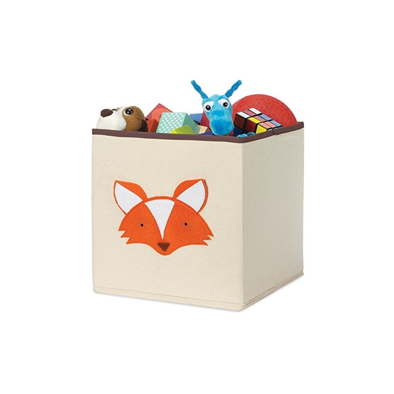 Whitmor Kids Canvas Collapsible Cube Fox