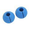 1 Pair of Barbell Dumbbell Curved Bar Grip Round Spherical