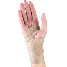 CHAMPION Self-Adhering Elastic Bandage Adjustable Wrap, Beige, Universal, 2 Inch Wide