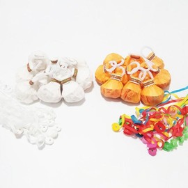 Pack of 10 Throwing Streamers Party Poppers Party Supplies Decorations White Hand Held Party Streamers No Mess Confetti Poppers Magic Hand Throw Streamer