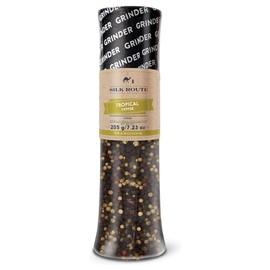 Silk Route Spice Company Tropical/Rainbow Pepper Giant Grinder 205G