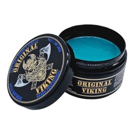 ORIGINAL VIKING Cera NATURAL SUPER FRESCA calidad Premium para Barba, Bigote y Cabello, Alta fijación, Aroma Refrescante y Atractivo, Cruelty-Free, Origen Natural, Previene la caída, Sin químicos dañinos, 120g
