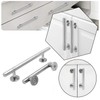 SELUXU Stainless Steel Furniture Drawer Pulls Cupboard Knobs Brushed Nickel