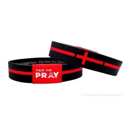 Tap To Pray™ Wristbands - First Responders Firefighters - Size: Medium