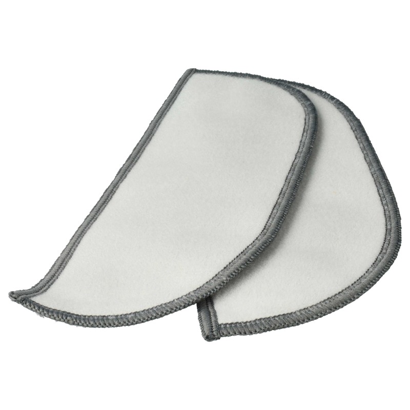 vhbw Mop Cloth Set (2 Pieces) Replacement for iClebo YCR025