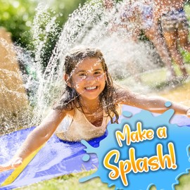 Stargo 18 x 5 ft - Slip Splash and Slide, Water Slides for Kids - Backyard waterslide for Kid Outdoor Fun Summer Water Toys, Water Activities for Kids and adults for backyard fun, Ages 4-8, 5 6 7 8-12