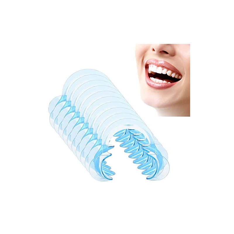10 Piezas de Retractor de Mejillas en Forma de C,