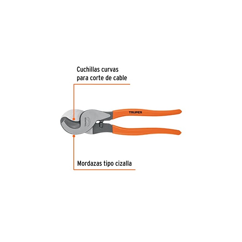 Truper PE-CA-10M Pinza cortador multicable 10"